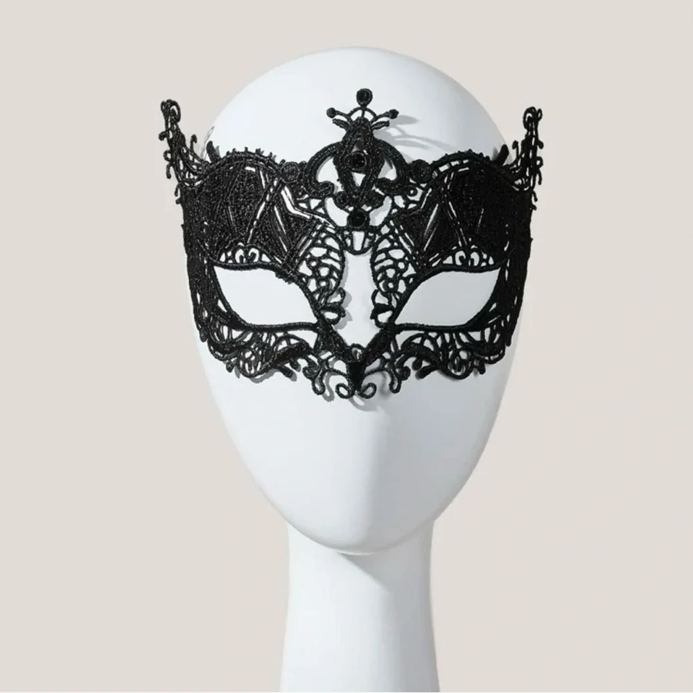 Masquerade Mask, Mardi Gras, Masquerading Mask, Black Lace, Masquerade Ball, NEW
